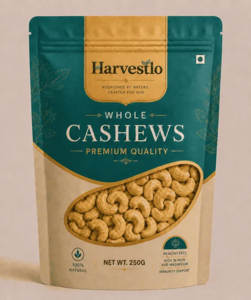 Cashews 250G Harvestlo premium whole cashews